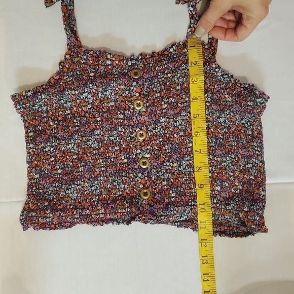 Patrons of Peace Multi Color Fitted Tube Top cropped tank - Picture 6 of 6